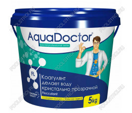 Коагулянт AquaDoctor FL для очистки воды в гранулах 5кг