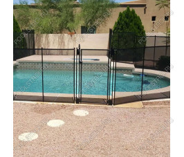 Калитка с замком для ограждения Aquaviva Fence Black