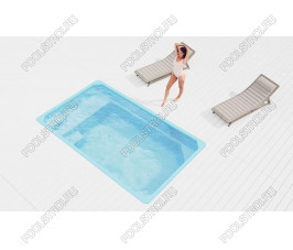 Композитный бассейн Сити 400 PREMIUM (4х2,35х1,4м) Серия GRANIT