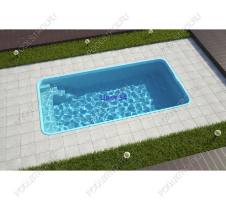 Композитный бассейн Ривьера 1000 ECOLINE (10х3.6х1.5м)